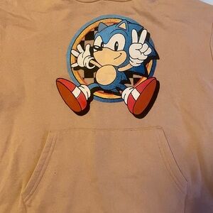 Kids Tan Sonic the Hedgehog Hoodie